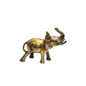 Small Beautiful Brass Elephant Figurine